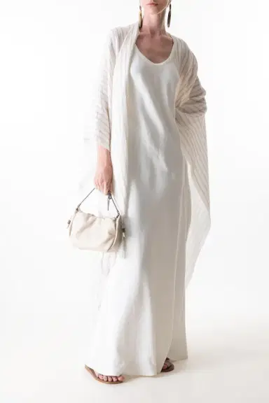 Brunello Cucinelli Double Striped Scarf | Thumbnail 2