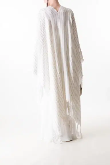 Brunello Cucinelli Double Striped Scarf | Thumbnail 4