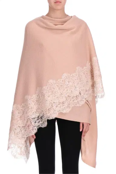 ERMANNO SCERVINO Embroidered Poncho - Tawny Brown | Thumbnail 2