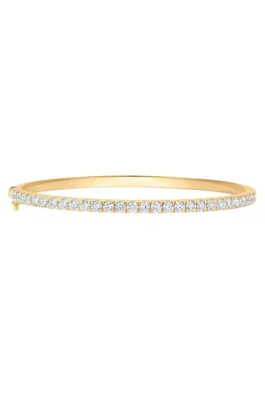 SARA WEINSTOCK Single Row Veena Bangle Bracelet | Thumbnail 1