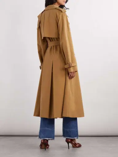 Chloé Double-breasted Belted Cotton-gabardine Trench Coat | Thumbnail 4 Chloé Double-breasted Belted Cotton-gabardine Trench Coat | Thumbnail 4