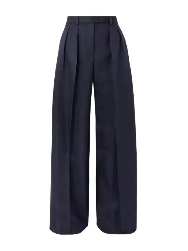 Loro Piana Devin Pleated Wool And Silk-blend Wide-leg Pants