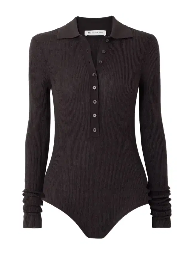 olana Ribbed Wool, ilk And Cashmere-blend Bodysuit