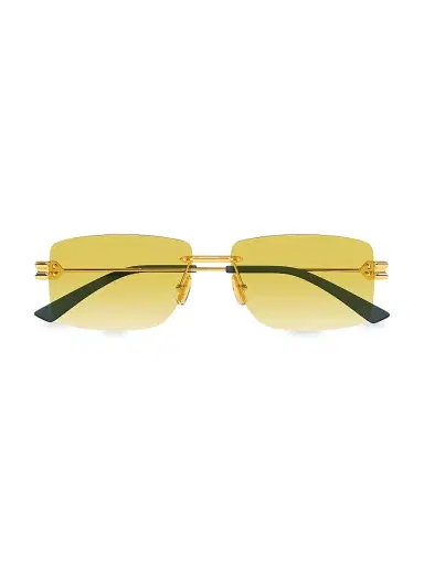 Bottega Veneta Men's Lock 58MM Rectangular Sunglasses | Thumbnail 2 Bottega Veneta Men's Lock 58MM Rectangular Sunglasses | Thumbnail 2