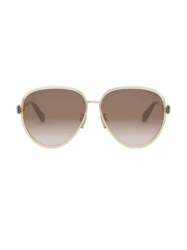 BVLGARI Women's Serpenti Forever 59MM Pilot Sunglasses - Brown Gold Brown | Thumbnail 2 BVLGARI Women's Serpenti Forever 59MM Pilot Sunglasses - Brown Gold Brown | Thumbnail 2