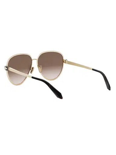BVLGARI Women's Serpenti Forever 59MM Pilot Sunglasses - Brown Gold Brown | Thumbnail 4 BVLGARI Women's Serpenti Forever 59MM Pilot Sunglasses - Brown Gold Brown | Thumbnail 4