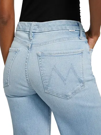 Mother Women's The Roller Sneak High-Rise Flared Jeans - Ball Is In Your Court - Size 31 | Thumbnail 6 Mother Women's The Roller Sneak High-Rise Flared Jeans - Ball Is In Your Court - Size 31 | Thumbnail 6