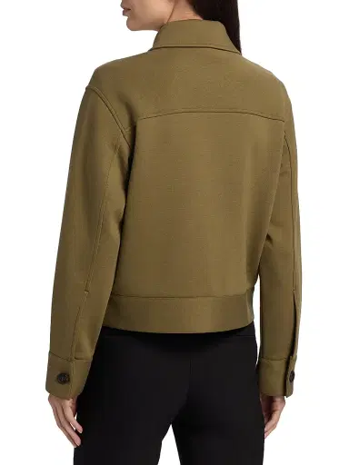 Vince Women's Button-Front Crop Jacket | Thumbnail 5