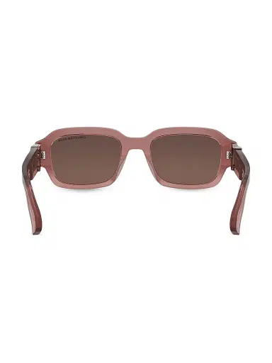 Dior Men's Oblique S2I 52MM Rectangular Sunglasses - Pink Brown | Thumbnail 5 Dior Men's Oblique S2I 52MM Rectangular Sunglasses - Pink Brown | Thumbnail 5