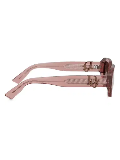 Dior Men's Oblique S2I 52MM Rectangular Sunglasses - Pink Brown | Thumbnail 7 Dior Men's Oblique S2I 52MM Rectangular Sunglasses - Pink Brown | Thumbnail 7