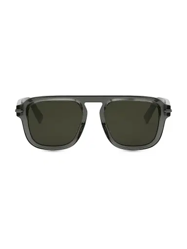 Dior Men's BlackSuit S15I 44MM Rectangular Sunglasses - Grey Green | Thumbnail 2
