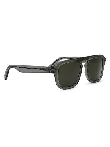 Dior Men's BlackSuit S15I 44MM Rectangular Sunglasses - Grey Green | Thumbnail 8