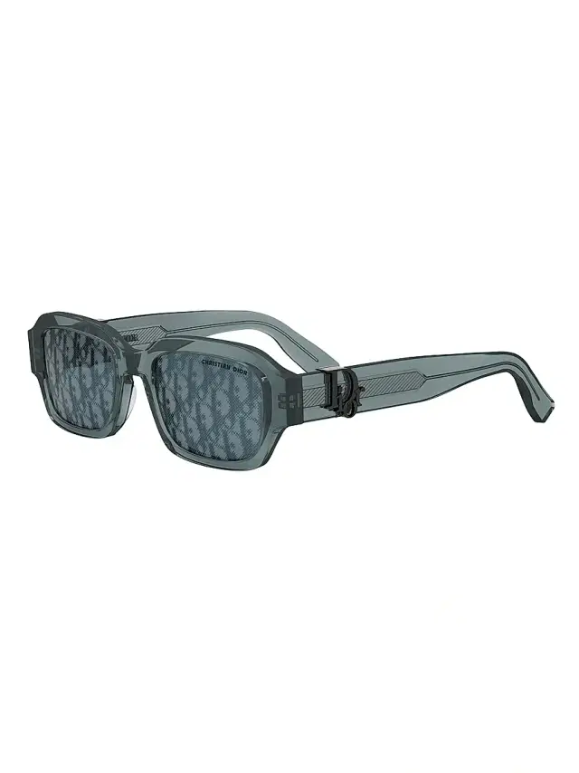 Dior Men's Oblique S2I 52MM Rectangular Sunglasses - Blue