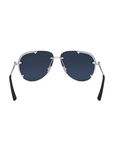 Dior Men's Neo A1U 61MM Pilot Sunglasses - Silver Blue | Thumbnail 5