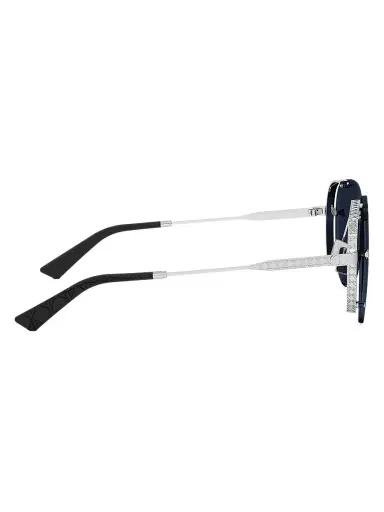 Dior Men's Neo A1U 61MM Pilot Sunglasses - Silver Blue | Thumbnail 7