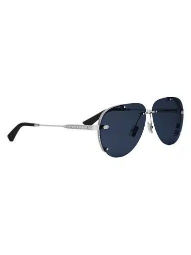 Dior Men's Neo A1U 61MM Pilot Sunglasses - Silver Blue | Thumbnail 8