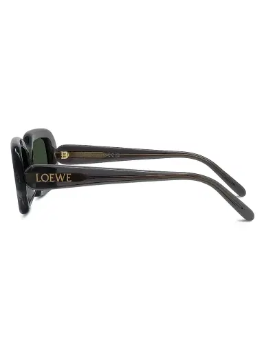 LOEWE Men's Slim 54MM Rectangular Sunglasses - Grey And Green | Thumbnail 3 LOEWE Men's Slim 54MM Rectangular Sunglasses - Grey And Green | Thumbnail 3
