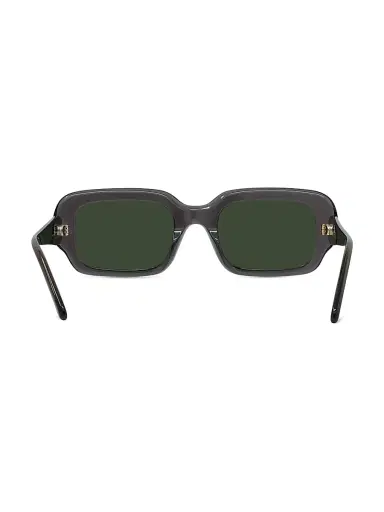 LOEWE Men's Slim 54MM Rectangular Sunglasses - Grey And Green | Thumbnail 5 LOEWE Men's Slim 54MM Rectangular Sunglasses - Grey And Green | Thumbnail 5