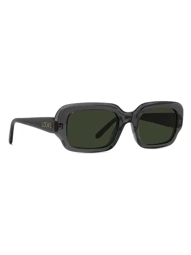 LOEWE Men's Slim 54MM Rectangular Sunglasses - Grey And Green | Thumbnail 8 LOEWE Men's Slim 54MM Rectangular Sunglasses - Grey And Green | Thumbnail 8