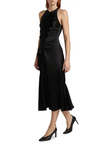 Co Women's Liquid Gathered Dress | Thumbnail 4
