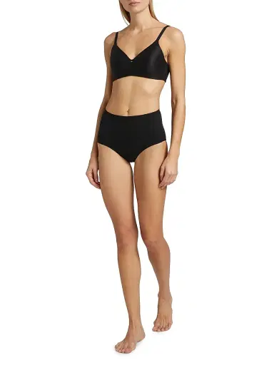 Chantelle Women's Jolie Smooth Wire-Free T-Shirt Bra - Black - Size 36G | Thumbnail 2