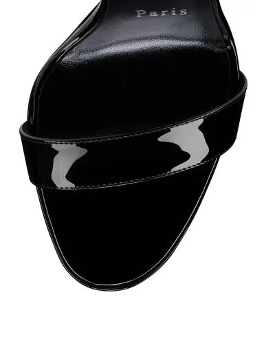 Christian Louboutin Women's Loubi Queen Alta 150MM Heels - Black | Thumbnail 4