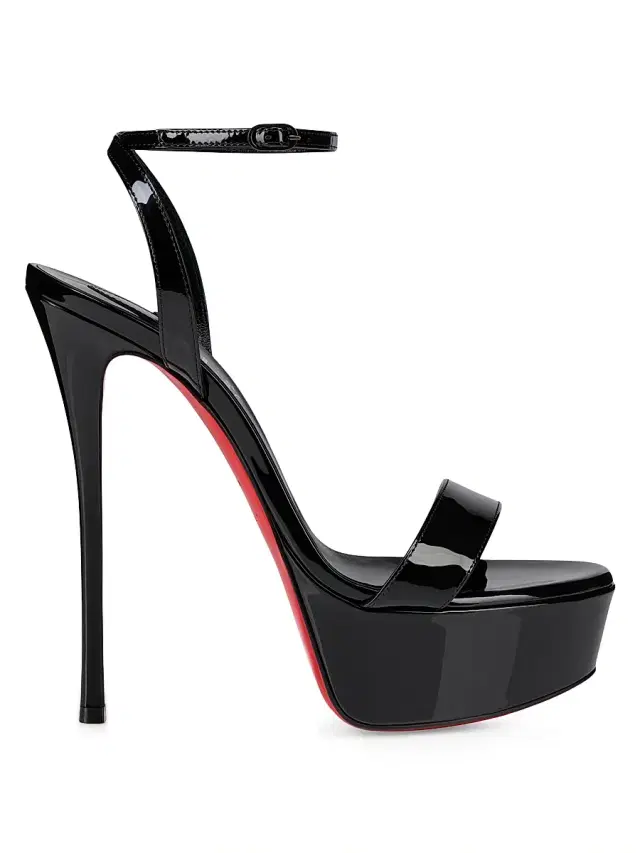 Women's Loubi Queen Alta 150MM Heels - Black