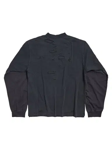 Balenciaga Men's 3B Sport Icon Layered T-Shirt Medium Fit - Black - Size Large | Thumbnail 2