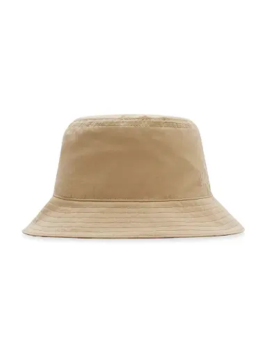 Burberry Women's Reversible Gabardine Bucket Hat - Flax Sand - Size XS | Thumbnail 1 Burberry Women's Reversible Gabardine Bucket Hat - Flax Sand - Size XS | Thumbnail 1