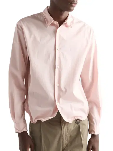 Prada Men's Cotton Shirt - Pink | Thumbnail 2
