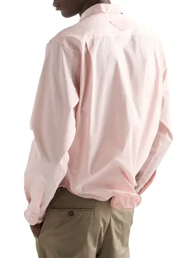 Prada Men's Cotton Shirt - Pink | Thumbnail 3