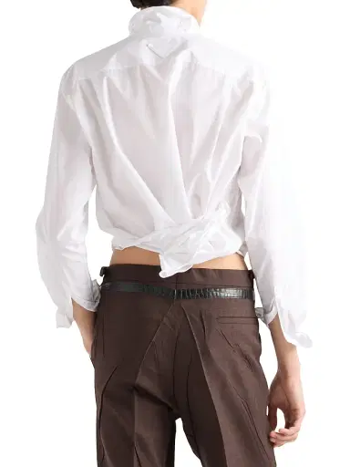 Prada Men's Cotton Shirt - Pink | Thumbnail 9