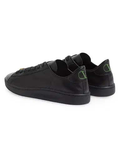 Valentino Garavani Men's Royco Sneakers in Nappa Calfskin - Black - Size 11 | Thumbnail 3 Valentino Garavani Men's Royco Sneakers in Nappa Calfskin - Black - Size 11 | Thumbnail 3