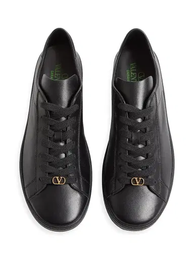 Valentino Garavani Men's Royco Sneakers in Nappa Calfskin - Black - Size 11 | Thumbnail 4 Valentino Garavani Men's Royco Sneakers in Nappa Calfskin - Black - Size 11 | Thumbnail 4