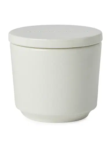 Brunello Cucinelli Maxi Scented Candle in Craquelé Ceramic Vessel with Lid - White | Thumbnail 2 Brunello Cucinelli Maxi Scented Candle in Craquelé Ceramic Vessel with Lid - White | Thumbnail 2