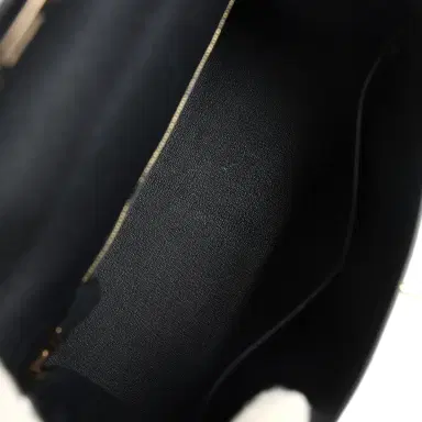 HERMÈS Pre-owned Hermes Kelly Sellier 28 Black Epsom Permabrass Hardware | Thumbnail 8 HERMÈS Pre-owned Hermes Kelly Sellier 28 Black Epsom Permabrass Hardware | Thumbnail 8