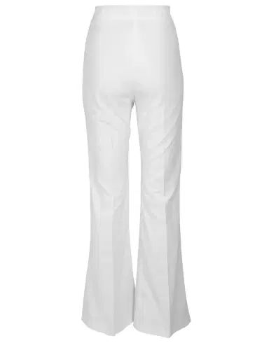 AVENUE MONTAIGNE Bellini White Full Length Flare Pant | Thumbnail 5 AVENUE MONTAIGNE Bellini White Full Length Flare Pant | Thumbnail 5