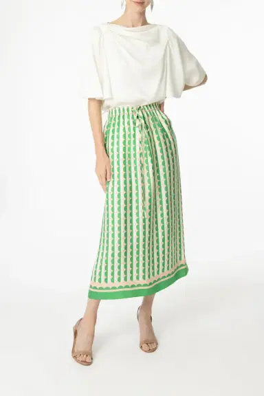 Erdem Draped Short Sleeve Top | Thumbnail 3