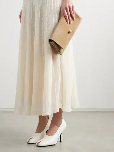 Khaite Audrey Suede Clutch | Thumbnail 2 Khaite Audrey Suede Clutch | Thumbnail 2