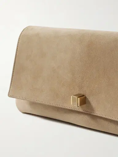 Khaite Audrey Suede Clutch | Thumbnail 4 Khaite Audrey Suede Clutch | Thumbnail 4