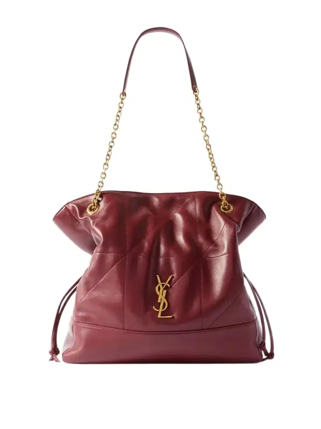 Jamie Shopping Quilted Leather Shoulder Bag