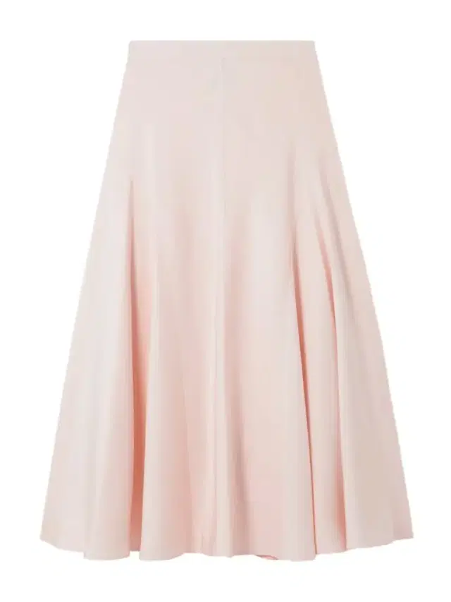 Loro Piana Giustina Paneled Silk Midi Skirt
