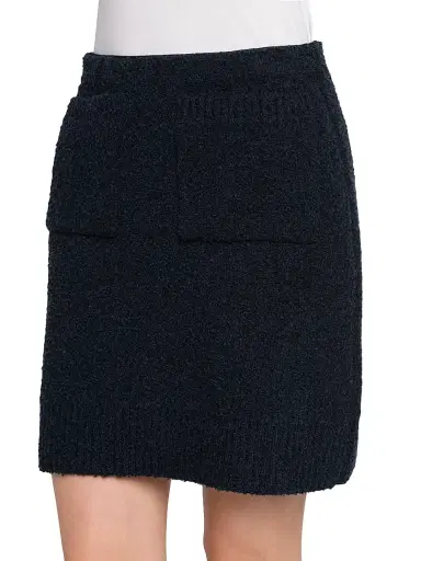 Bottega Veneta Women's Bouclé Knit Miniskirt - Navy - Size XL | Thumbnail 6