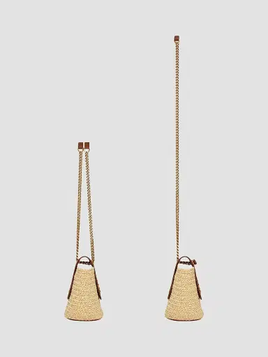 Saint Laurent Women's Mini Manon Bag - Natural Brick | Thumbnail 5