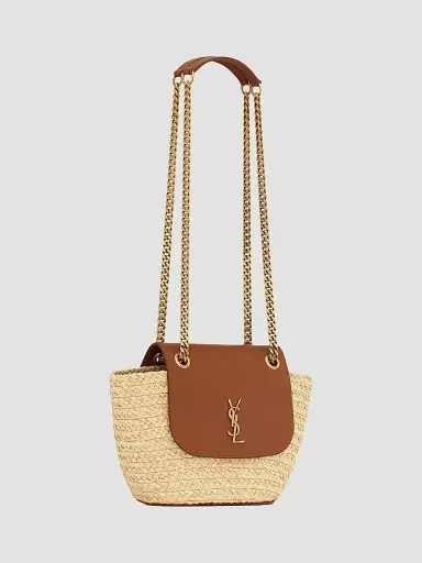 Saint Laurent Women's Mini Manon Bag - Natural Brick | Thumbnail 6