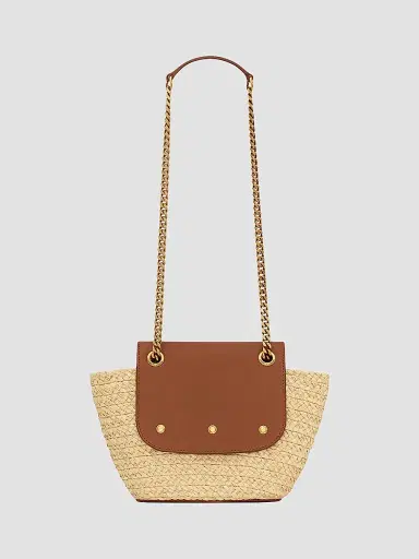 Saint Laurent Women's Mini Manon Bag - Natural Brick | Thumbnail 7