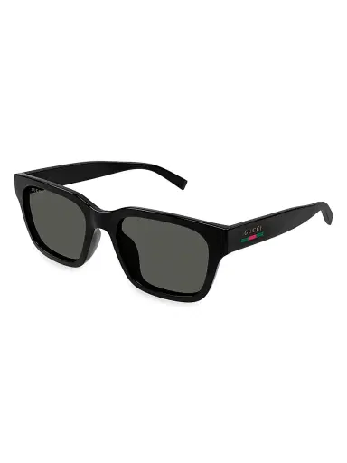 Gucci Men's Lines 55MM Squared Sunglasses | Thumbnail 1