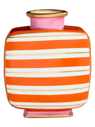 Jonathan Adler Portofino Square Vase - Orange Pink | Thumbnail 3