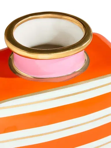 Jonathan Adler Portofino Square Vase - Orange Pink | Thumbnail 5