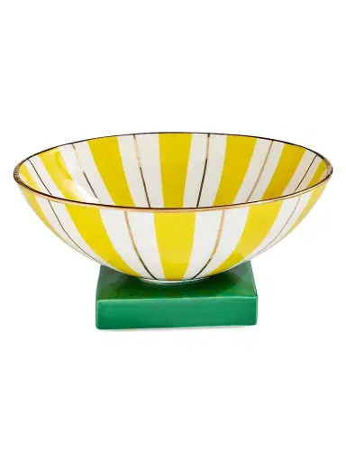 Jonathan Adler Portofino Porcelain Bowl - Yellow Green | Thumbnail 3